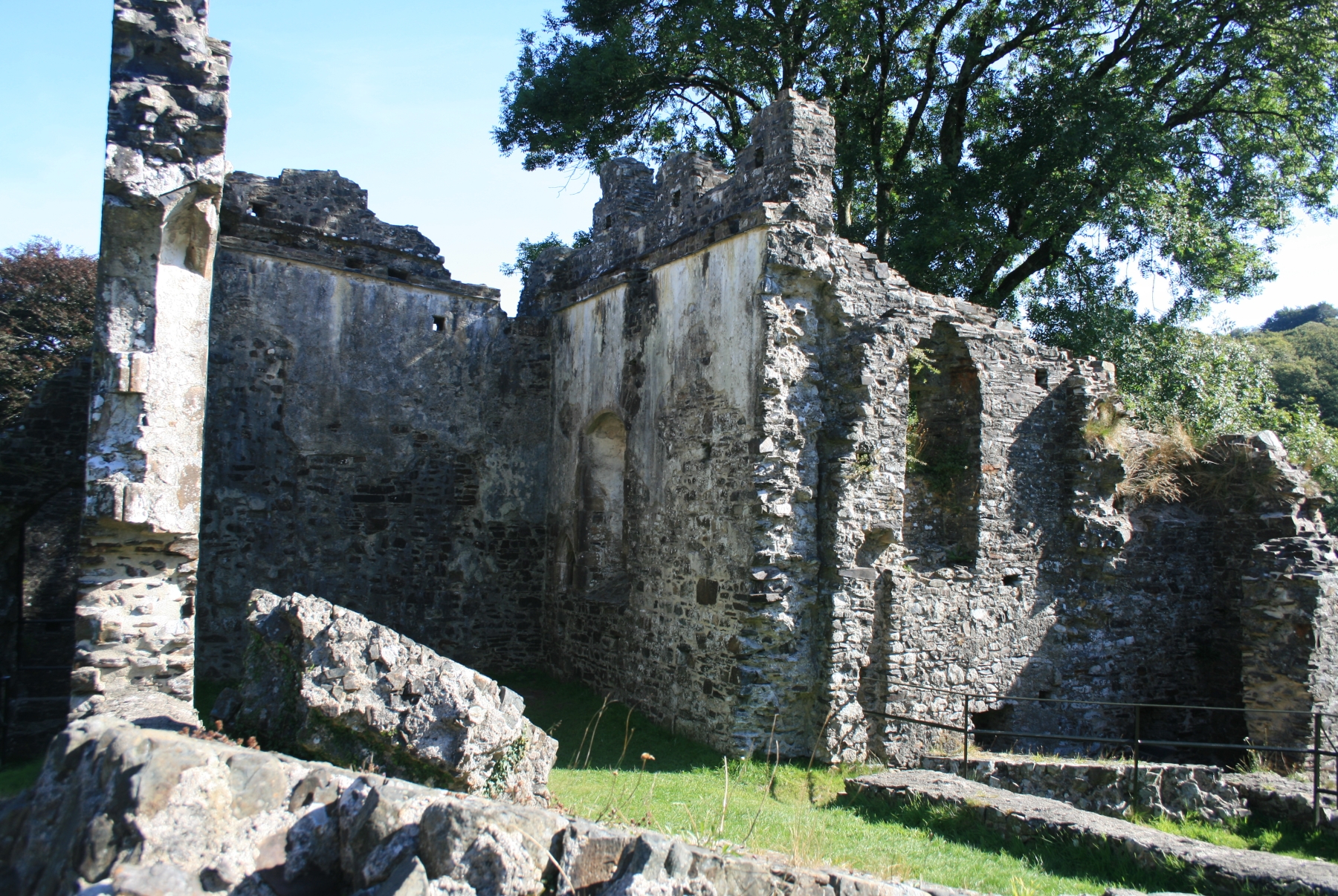 Okehampton Castle Ruins, Okehampton, UK